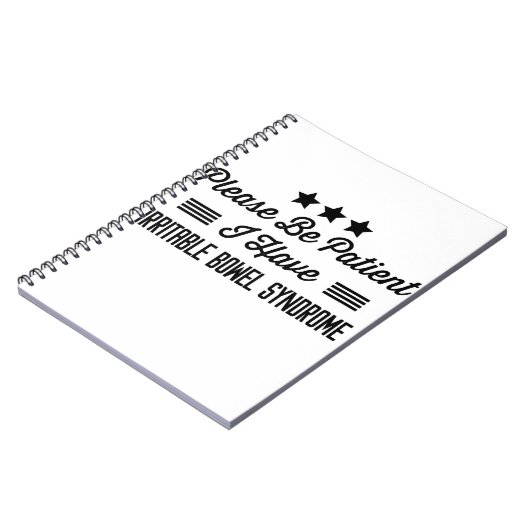 Wees alstublieft patiënt als ik een irriteerbaar d notitieboek (Linkerzijde)