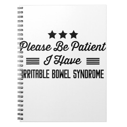 Wees alstublieft patiënt als ik een irriteerbaar d notitieboek (Voorkant)