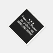 Wees alstublieft patiënt als ik een irriteerbaar d servet (Hoek)