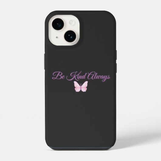 Wees altijd aardig 💖 iPhone hoesje (Achterkant)