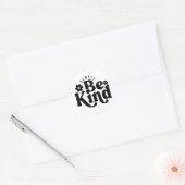 Wees altijd aardig ronde sticker (Envelop)