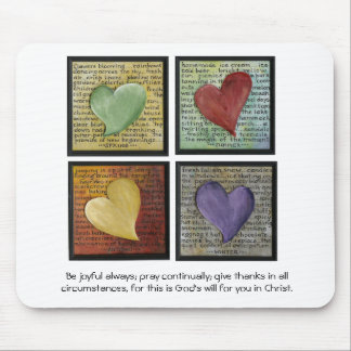 Wees altijd blij muismat