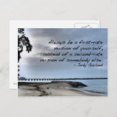 Wees altijd de eerste - prijs postkaart (Voorkant / Achterkant)