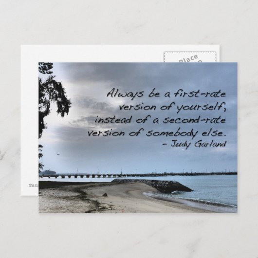 Wees altijd de eerste - prijs postkaart (Voorkant / Achterkant)