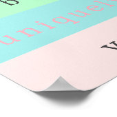 Wees altijd een Inspirerend positiviteitscode Poster (Hoek)