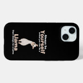 Wees altijd een Llama Dierenvriend Case-Mate iPhone Case (Achterkant (horizontaal))