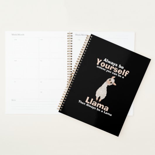 Wees altijd een Llama Dierenvriend Planner (Display)