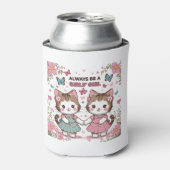 Wees altijd een meisje blikjeskoeler (Blikje Voorkant)
