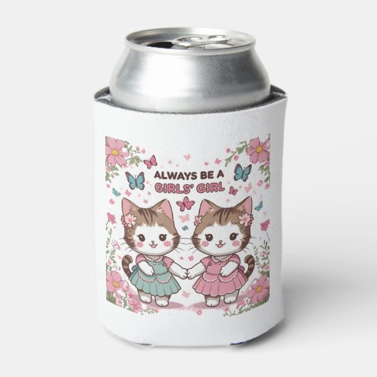 Wees altijd een meisje blikjeskoeler (Blikje Voorkant)