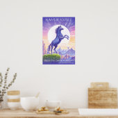 Wees altijd een Unicorn Paars Poster (Keuken)