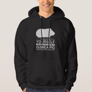 Wees altijd je eigen causaal varken voor mannen di hoodie