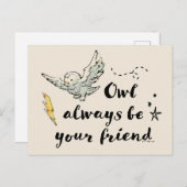 Wees altijd je vriend briefkaart (Voorkant / Achterkant)