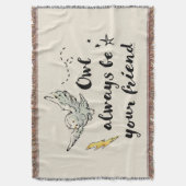 Wees altijd je vriend deken (Voorkant Verticaal)