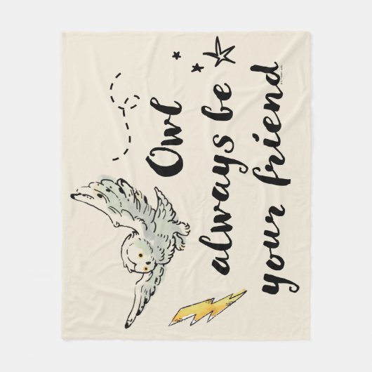 Wees altijd je vriend fleece deken (Voorkant)