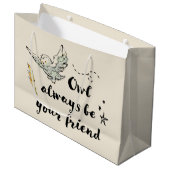 Wees altijd je vriend groot cadeauzakje (Voorkant Gekanteld)