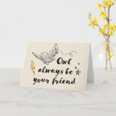 Wees altijd je vriend kaart (Gele Bloem)