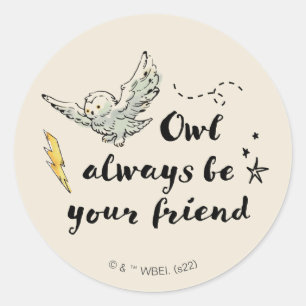 Wees altijd je vriend ronde sticker