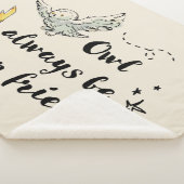 Wees altijd je vriend sherpa deken (3/4)