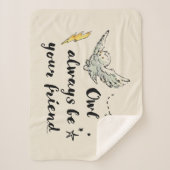 Wees altijd je vriend sherpa deken (Voorkant)