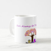 Wees altijd je vriendenkoffee Mok wit 11 oz (Voorkant links)