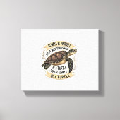 Wees altijd jezelf, behalve als je een schildpad k canvas afdruk (Voorkant)