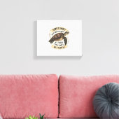 Wees altijd jezelf, behalve als je een schildpad k canvas afdruk (Insitu (Woonkamer))