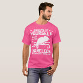 Wees altijd jezelf Chameleon T-shirt (Voorkant volledig)