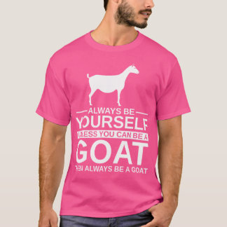 Wees altijd jezelf geit voor schapen Kind nanny T-shirt