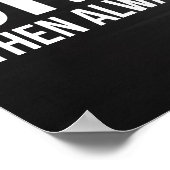 Wees altijd jezelf. Tenzij je een draak kunt zijn. Poster (Hoek)