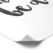 Wees altijd jezelf, tenzij je een eenhoorn kunt zi poster (Hoek)