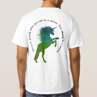 Wees altijd jezelf, tenzij je een eenhoorn kunt zi t-shirt