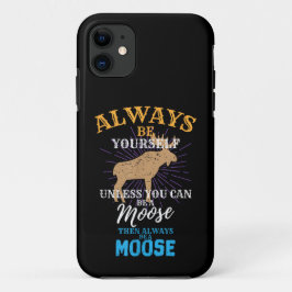 Wees altijd jezelf, tenzij je een Eland kan zijn,  Case-Mate iPhone Case