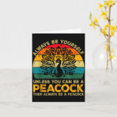 Wees altijd jezelf, tenzij je een erwt kan zijn Gr Kaart (Gele Bloem)