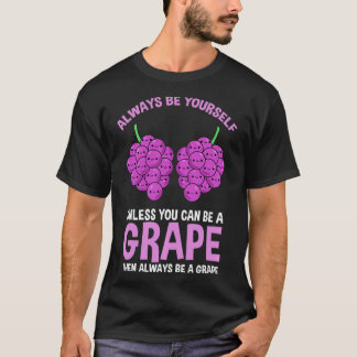 Wees altijd jezelf, tenzij je een grapjas kunt zij t-shirt