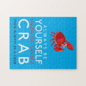 Wees altijd jezelf, tenzij je een krab kunt zijn legpuzzel (Horizontaal)