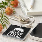 Wees altijd jezelf, tenzij je een Rijn kunt zijn Sleutelhanger (Voorkant Rechts)