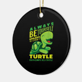 Wees altijd jezelf, tenzij je een schilder kunt zi keramisch ornament (Links)