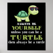 Wees altijd jezelf, tenzij je een schilder kunt zi poster (Voorkant)