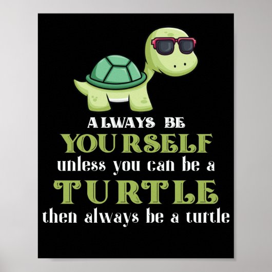 Wees altijd jezelf, tenzij je een schilder kunt zi poster (Voorkant)