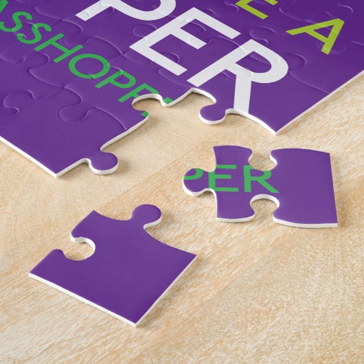 Wees altijd jezelf, tenzij je een sprinkhaan kunt  legpuzzel (Zijkant)