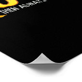 Wees altijd jezelf, tenzij je een sukkel kunt zijn poster (Hoek)