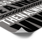 Wees altijd jezelf, tenzij je een wandelaar kunt z poster (Hoek)