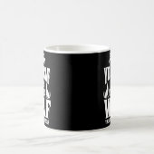 Wees altijd jezelf, tenzij je een wolvenwolf kunt  koffiemok (Center)