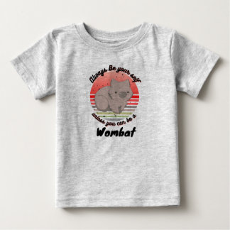 Wees altijd jezelf, tenzij je een wombat kunt zijn