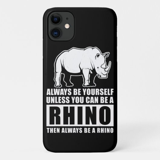 Wees altijd jezelf, tenzij Rino Costume Gift Case-Mate iPhone Case (Achterkant)