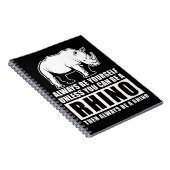 Wees altijd jezelf, tenzij Rino Costume Gift Notitieboek (Rechterzijde)