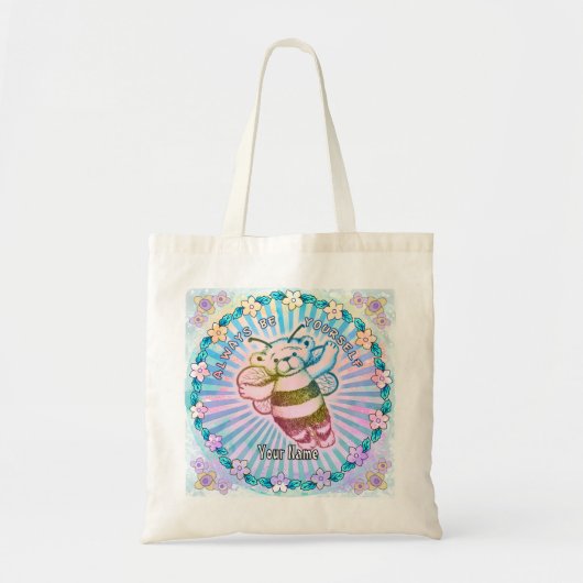 Wees altijd jezelf tote bag (Voorkant)