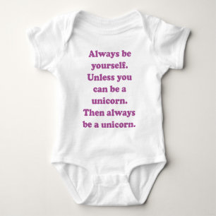 Wees altijd jezelf Unicorn Romper