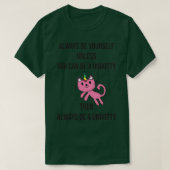 Wees altijd jezelf UniKitty T-shirt (Design voorkant)
