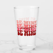 Wees altijd van mij | Romantische herhalende tekst Glas (Achterkant)